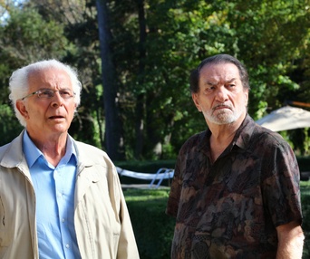 Une scène du film Les vieux fourneaux