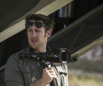 Sur le plateau du film Elysium