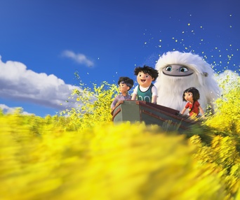 Une scène du film Abominable