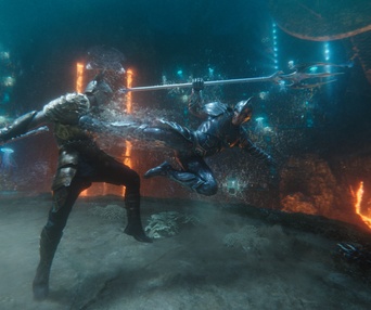 Une scène du film Aquaman