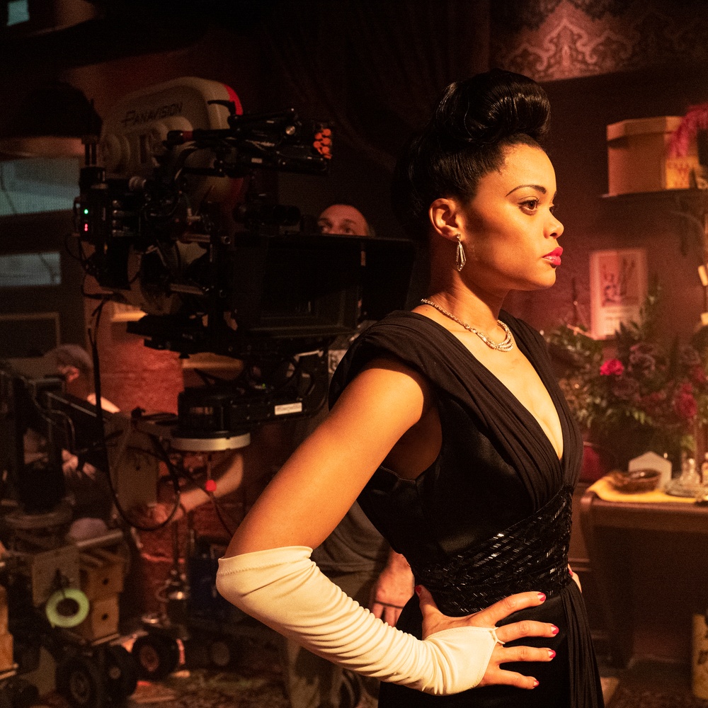 Une scène du film The United States vs. Billie Holiday
