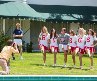 Une scène du film Battle of the Sexes