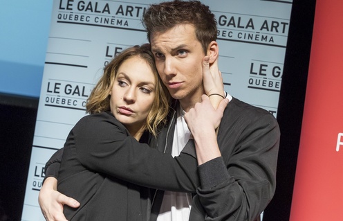Léane Labrèche-Dor et Pier-Luc Funk