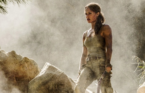 Une scène du film Tomb Raider