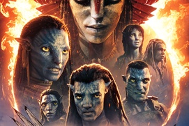 Affiche officielle en français de Avatar : Feu et cendre
