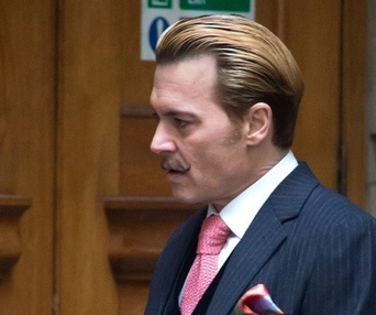 Une scène du film Mortdecai