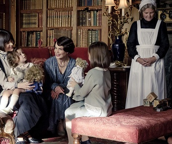 Une scène du film Downton Abbey