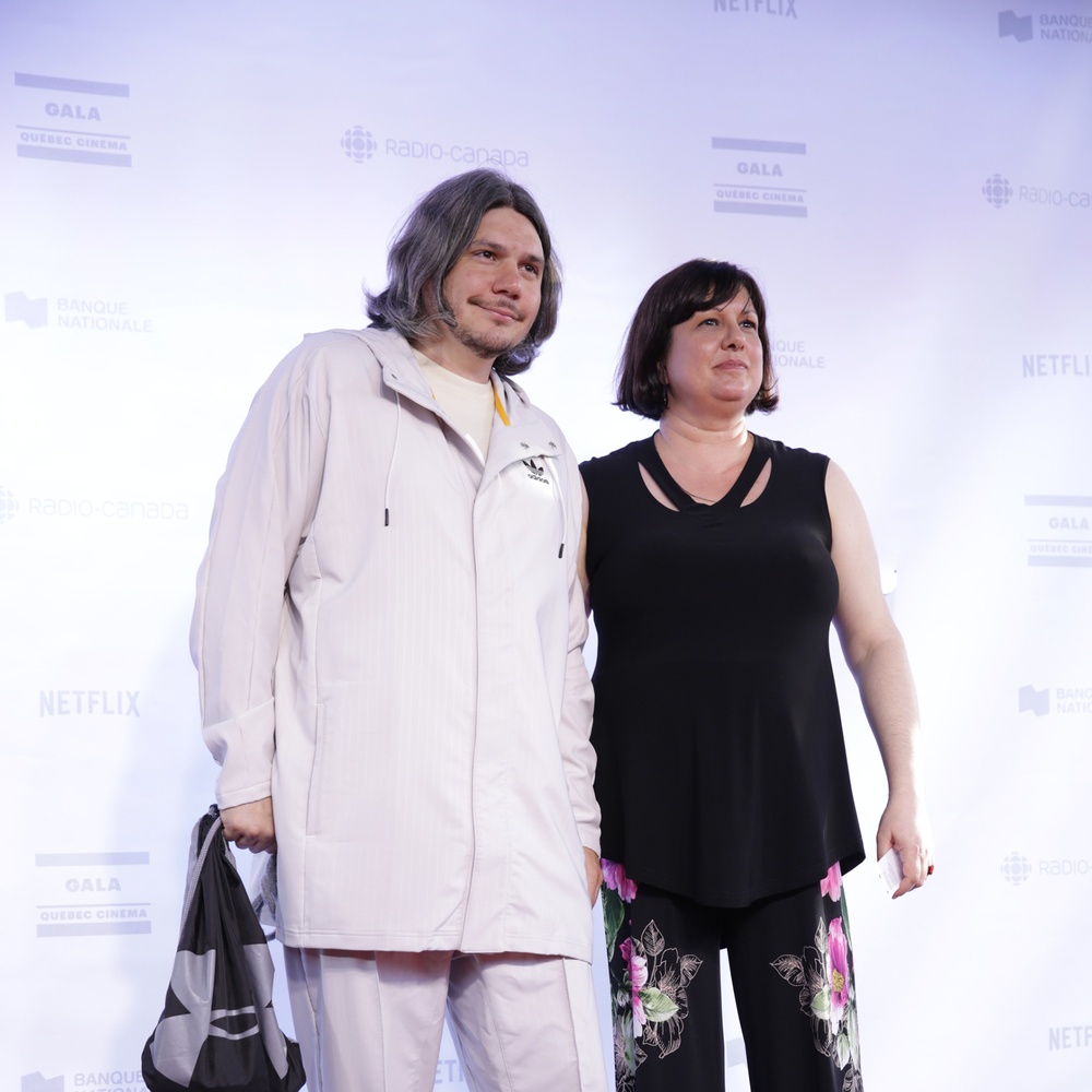 Sur le tapis rouge du Gala Québec Cinéma 2018