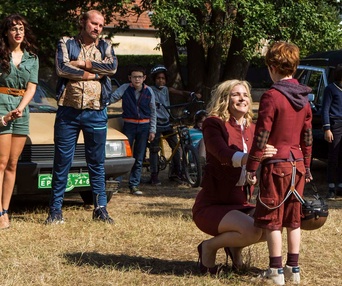 Une scène du film Le petit Spirou