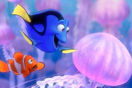 Une scène du film Finding Nemo