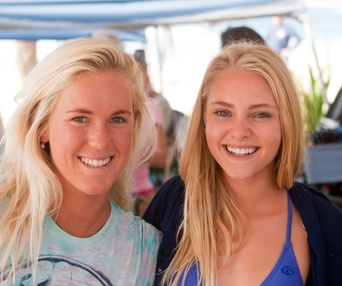 Sur le plateau du film  Soul Surfer