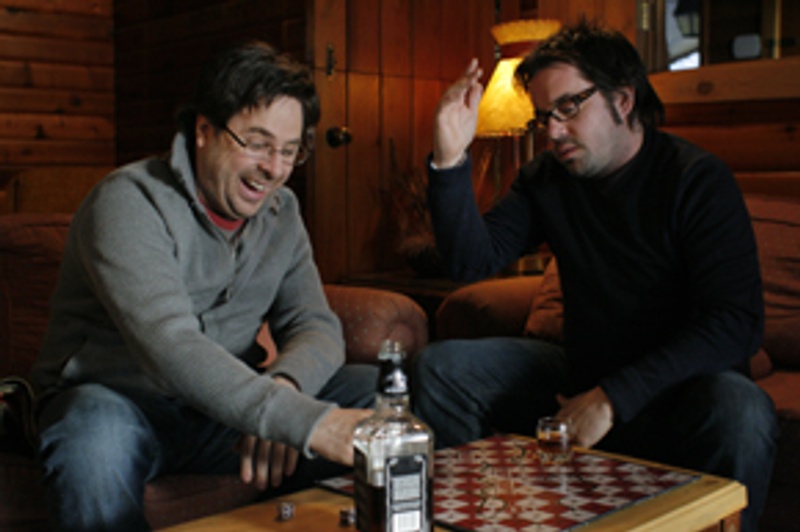 Stéphane E. Roy et Benoît Roberge dans Le cas Roberge
