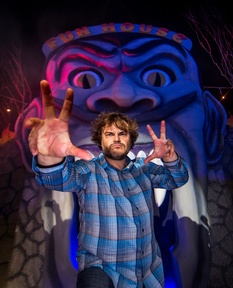 Séance photo avec les acteurs de Goosebumps