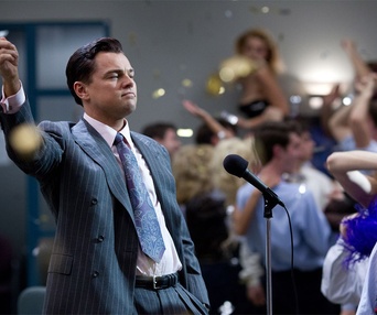 Une scène du film The Wolf of Wall Street