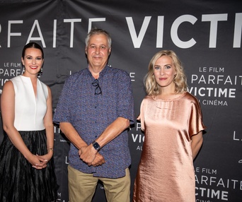 Tapis rouge de la première du documentaire La parfaite victime