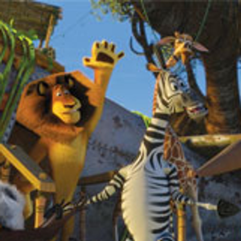 Une scène du film d'animation Madagascar 2