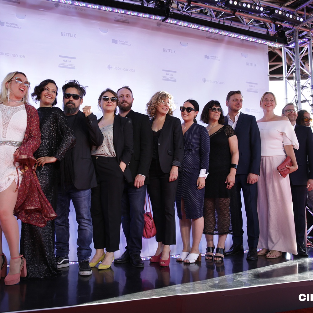 Sur le tapis rouge du Gala Québec Cinéma 2018