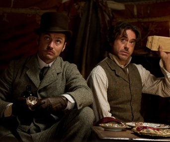 Une scène du film Sherlock Holmes: A Game of Shadows
