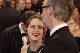 Sur le tapis rouge de Gala du cinéma Québécois