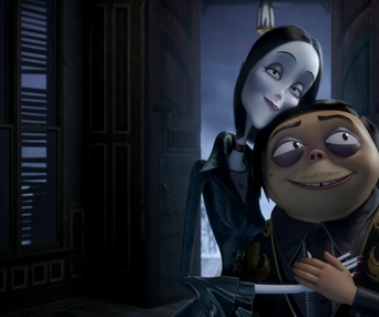 Une scène du film The Addams Family