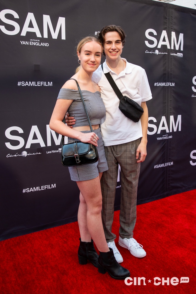 Sur le tapis rouge du film Sam