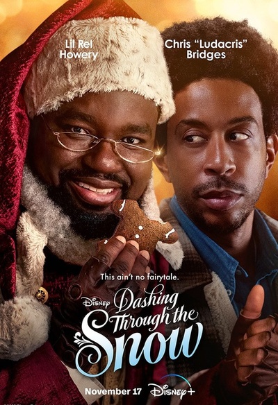 Une scène du film Dashing Through the Snow