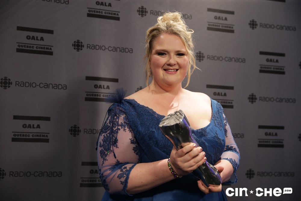 Dans la salle de presse du Gala Québec Cinéma 2019