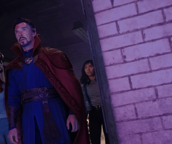 Une scène du film Doctor Strange in the Multiverse of Madness