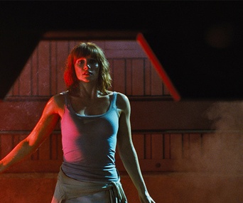 Une scène du film Jurassic World