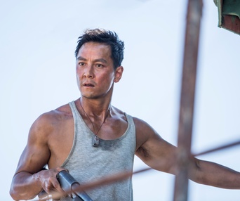 Une scène du film Tomb Raider