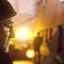 David Fincher sur le plateau du film The Social Network