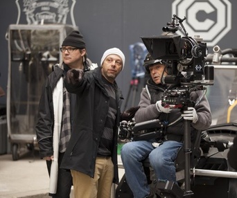 Sur le plateau du film Robocop