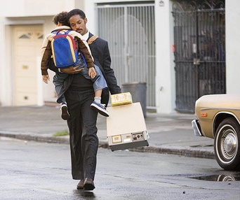 Scène du film La poursuite du bonheur