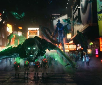 Une scène du film Ghostbusters