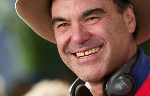 Oliver Stone sur le plateau du film Alexander