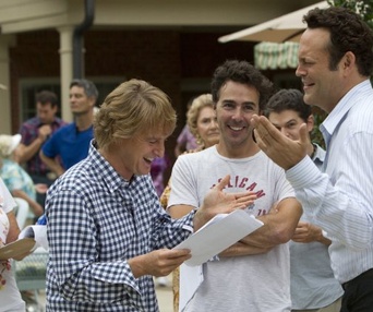 Sur le plateau du film The Internship