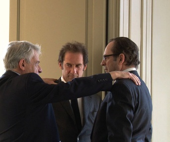 Une scène du film Pater