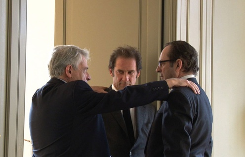 Une scène du film Pater