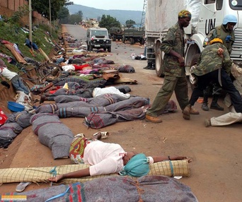 Scène du film Un dimanche à Kigali