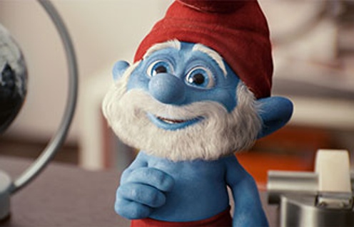 Une scène du film The Smurfs