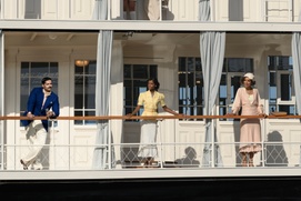 Une scène du film Death on the Nile