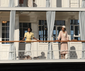 Une scène du film Death on the Nile
