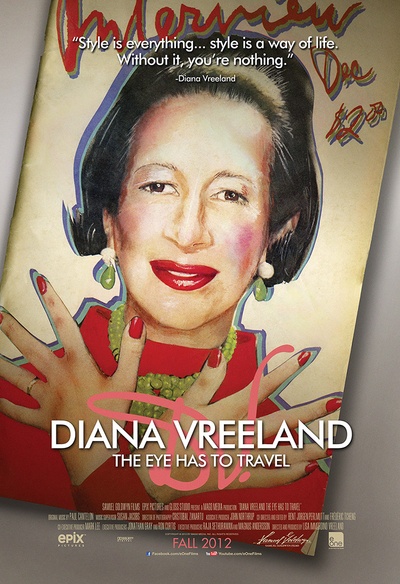 Affiche du film Diana Vreeland: The Eye Has to Travel