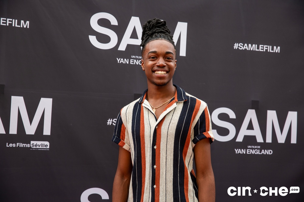 Sur le tapis rouge du film Sam