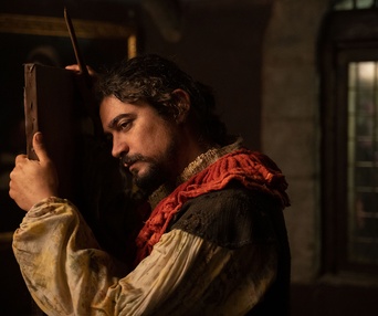 Une scène du film Caravage