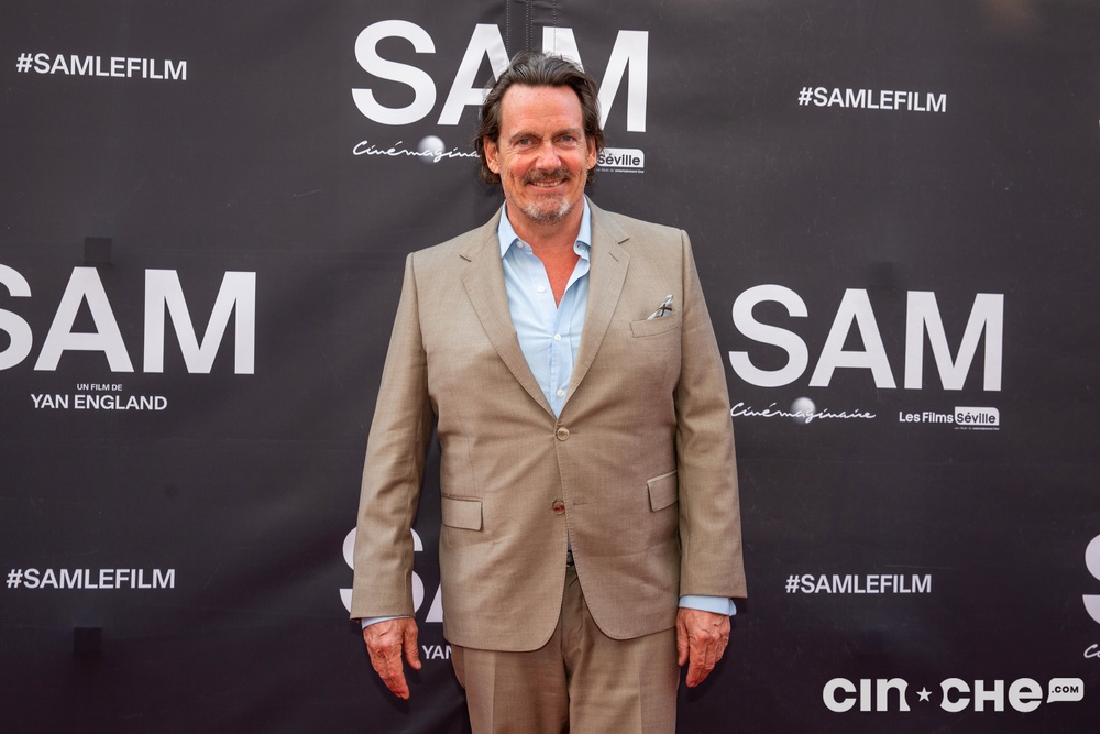 Sur le tapis rouge du film Sam