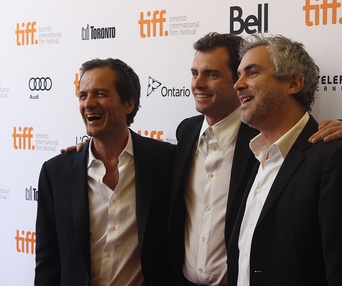 Sur le tapis rouge du film Gravity