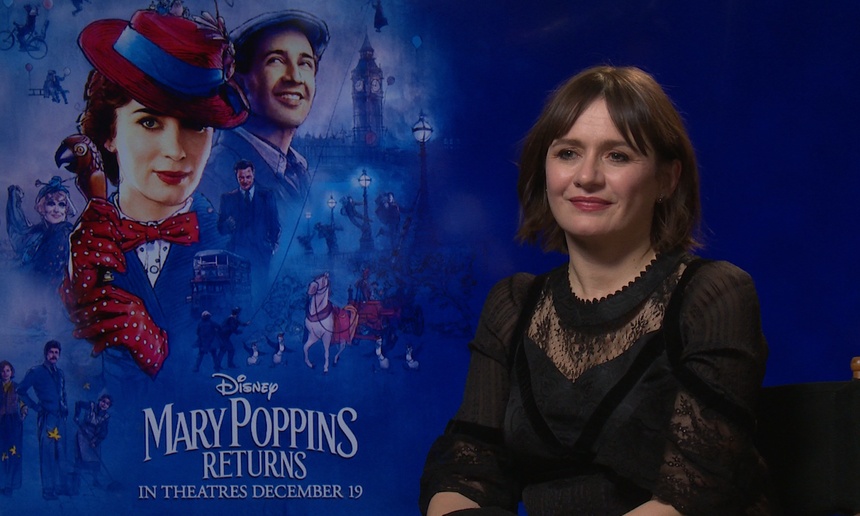 Entrevue vidéo : L'actrice Emily Mortimer nous parle du film Le retour de Mary Poppins