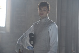 Une scène du film The Riot Club