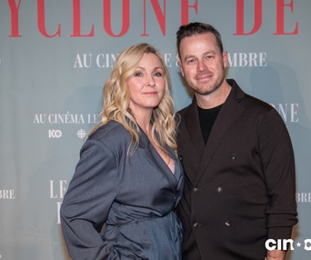 Tapis rouge du film Le cyclone de Noël